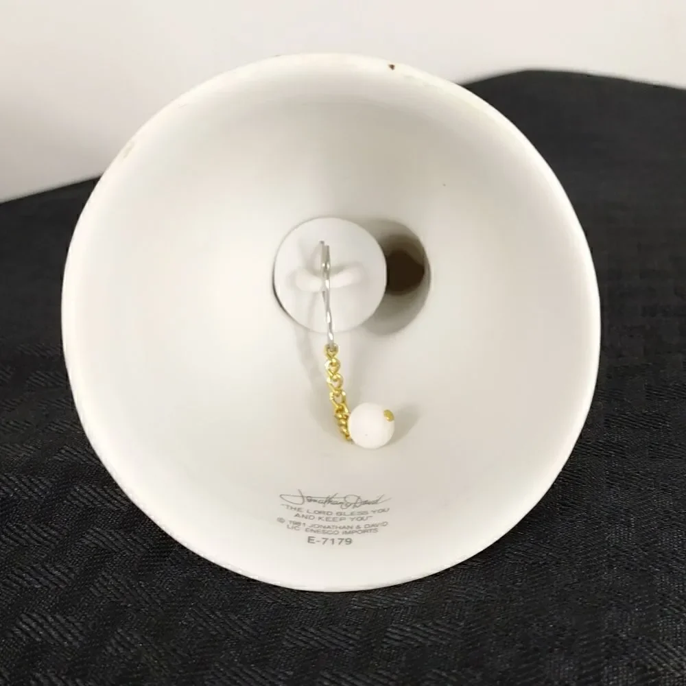 Bride & Groom Precious Moments Porcelain Bell.
